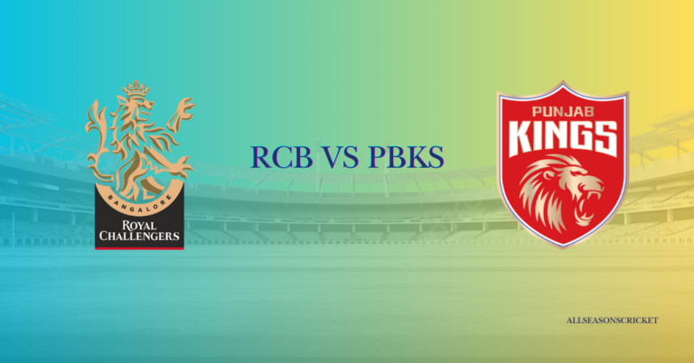 RCB vs PBKS