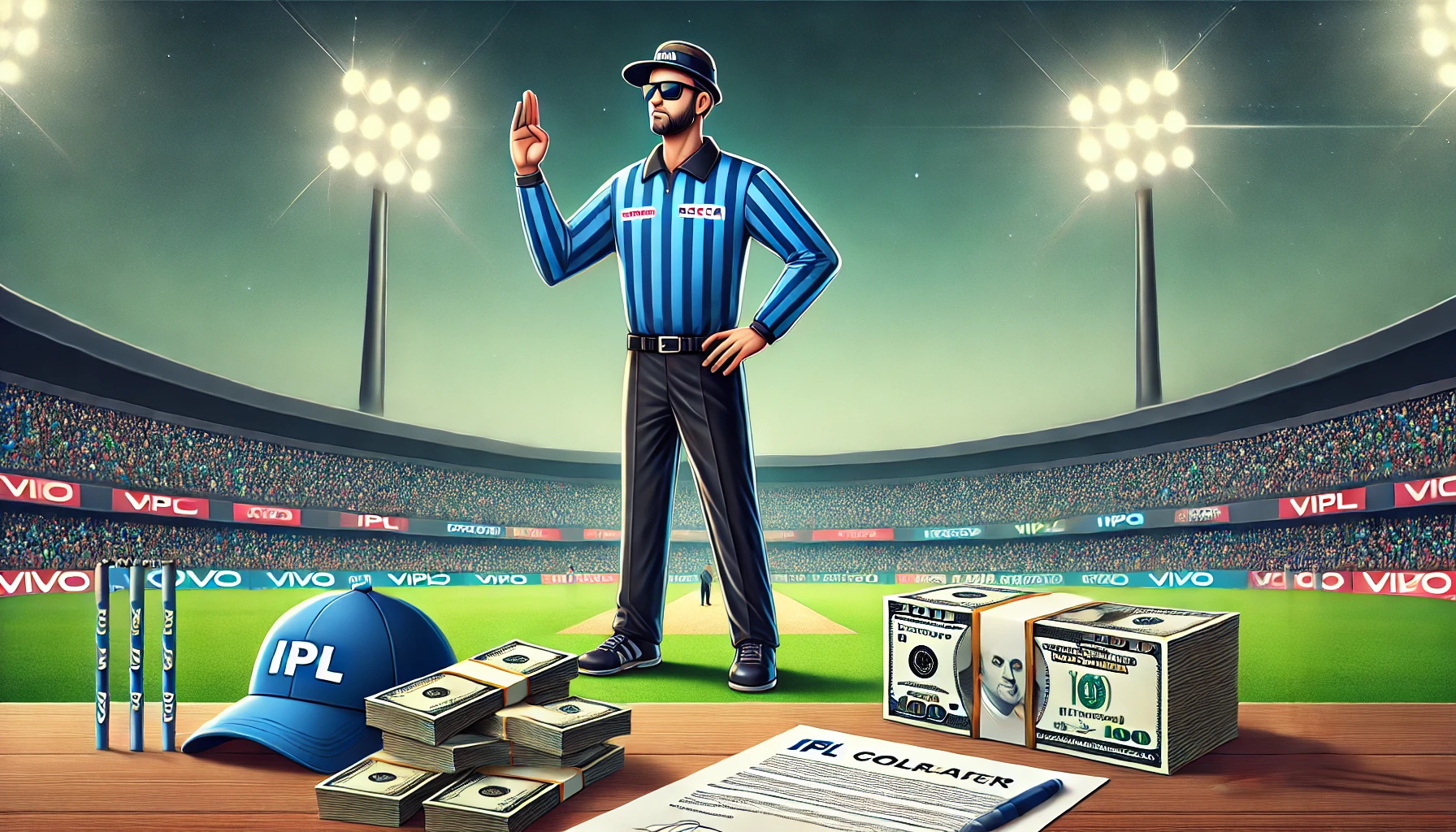 ipl umpire salary per match